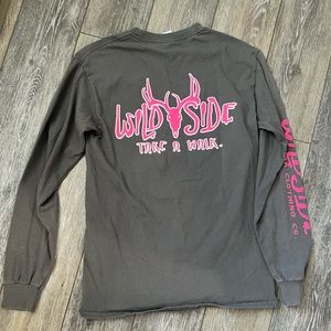Wild side long sleeve t-shirt